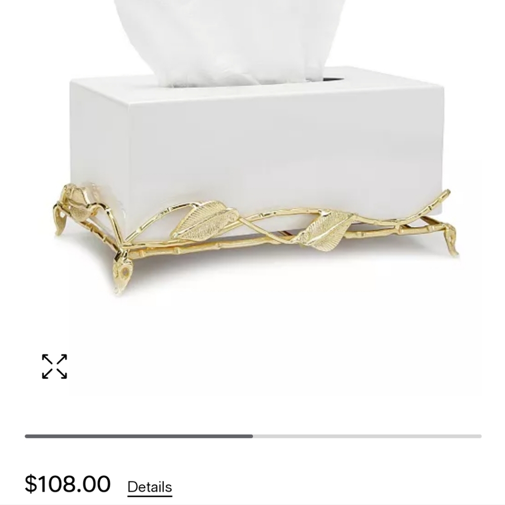Tissue box from Inspire Me Home Decor